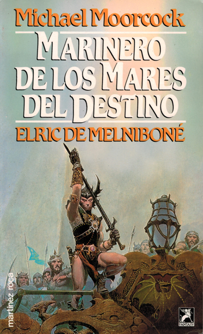 <i>    Sailor On The Seas Of Fate</i>:   <b><i>Marinero De Los Mares Del Destino</i></b>, Martínez Roca, 1988 trade p/b